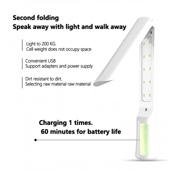 UVC Disinfector Ultraviolet Lamp Portable Hand-held Disinfector And Folding Household Disinfector Light For Cloth Furniture Pet