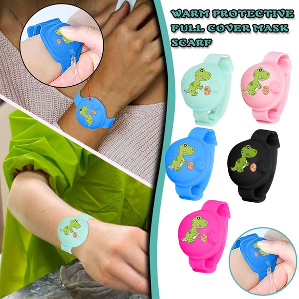 1-5PC Adult Kid Liquid Wristband Hand Dispenser Handwash Gel With Whole Sanitizing Dinosaur Print Sanitizer Bracelet