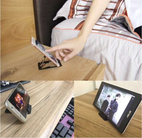 Aluminum Card Phone Stand for a Cell Phone or Ipad