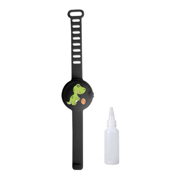 1-5PC Adult Kid Liquid Wristband Hand Dispenser Handwash Gel With Whole Sanitizing Dinosaur Print Sanitizer Bracelet