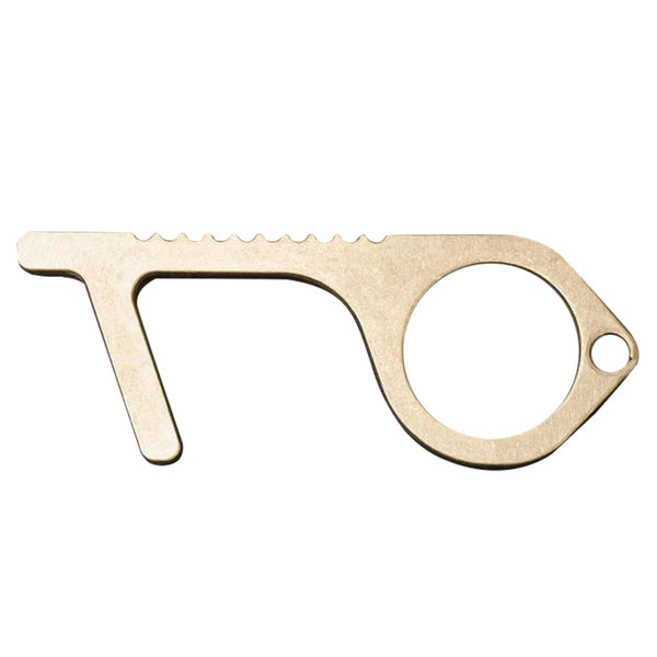 Elevator Button Contactless Safety Door Opener Door Handle Brass Key Grip Safety Protection Isolation No-Touch Door Opener