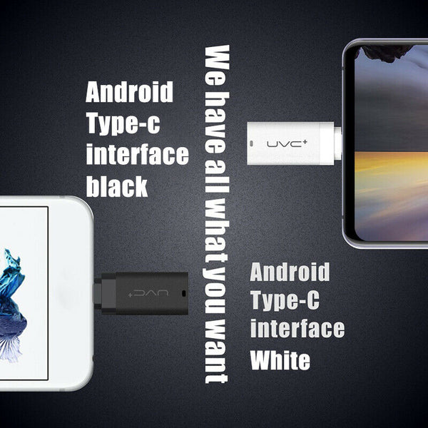 Portable UVC disinfection UV LED light mobile phone USB interface plug power supply Mini Bactericidal  Ultraviolet Lamp