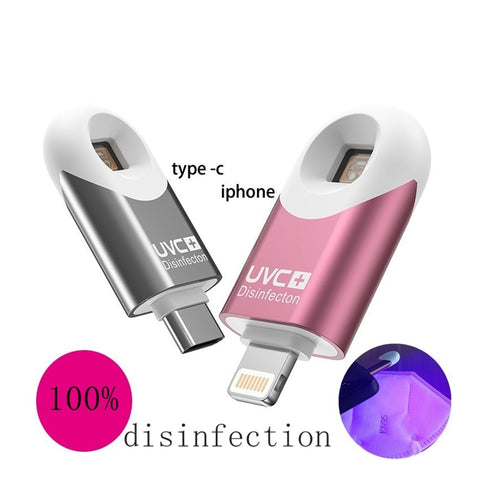 OLOEY Mobile Phone Disinfection Light UVC LED Uv Sterilizer Usb Uvc Sterilizer UV Lights Disinfectant Portable Lamp Ultraviolet