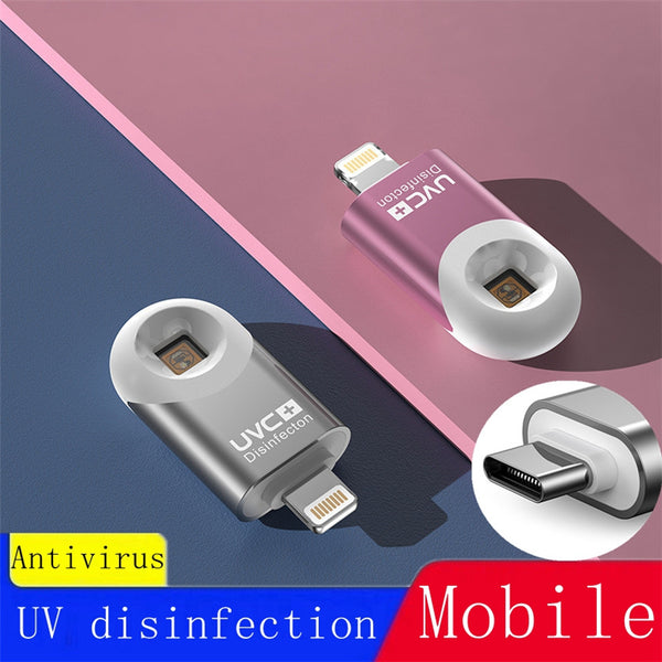 OLOEY Mobile Phone Disinfection Light UVC LED Uv Sterilizer Usb Uvc Sterilizer UV Lights Disinfectant Portable Lamp Ultraviolet